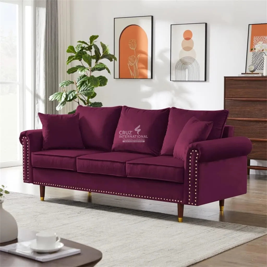 Modern Luciano Sofa CRUZ INTERNATIONAL